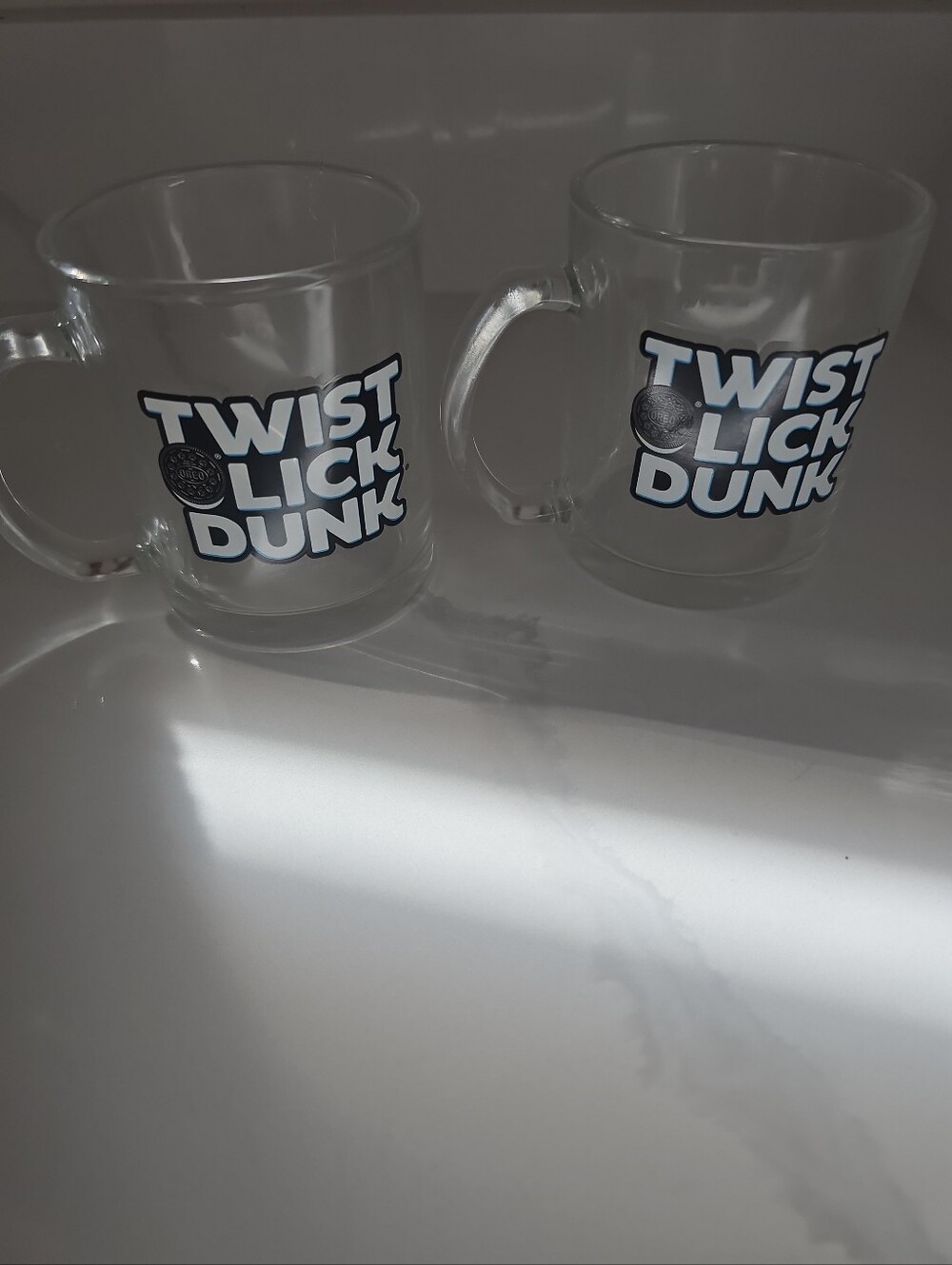 Clear Glass Mug - Set of 2